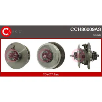 CASCO CCH86009AS - Carter central, compresseur