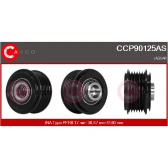 CASCO CCP90125AS - Poulie, alternateur