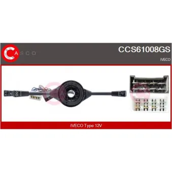 CASCO CCS61008GS - Commutateur de colonne de direction