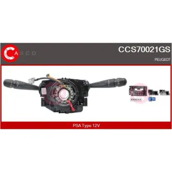CASCO CCS70021GS - Commutateur de colonne de direction