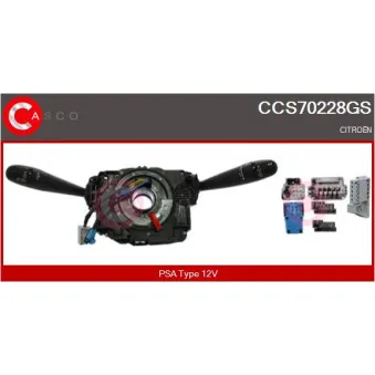 CASCO CCS70228GS - Commutateur de colonne de direction