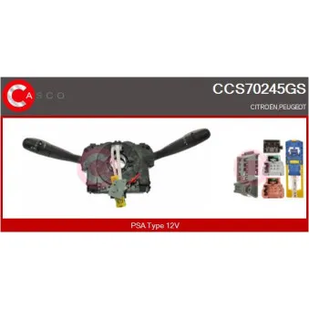 Commutateur de colonne de direction CASCO OEM 6242ZT