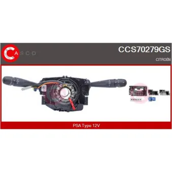 CASCO CCS70279GS - Commutateur de colonne de direction