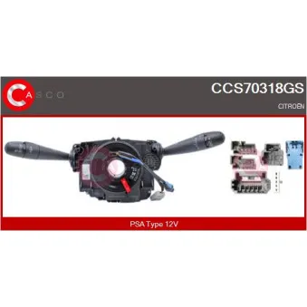 CASCO CCS70318GS - Commutateur de colonne de direction