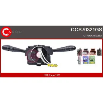 CASCO CCS70321GS - Commutateur de colonne de direction