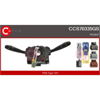 CASCO CCS70335GS - Commutateur de colonne de direction