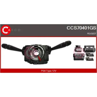 CASCO CCS70401GS - Commutateur de colonne de direction