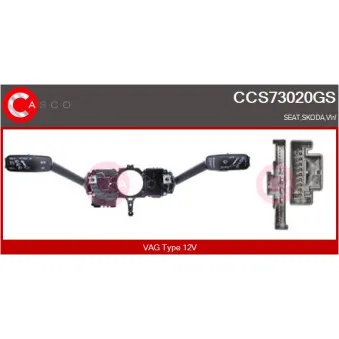 Commutateur de colonne de direction CASCO CCS73020GS