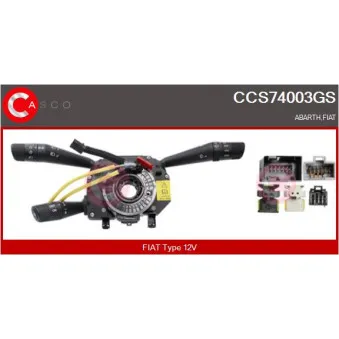 CASCO CCS74003GS - Commutateur de colonne de direction