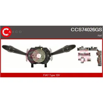 CASCO CCS74026GS - Commutateur de colonne de direction