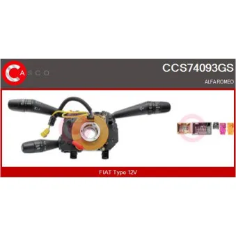 CASCO CCS74093GS - Commutateur de colonne de direction