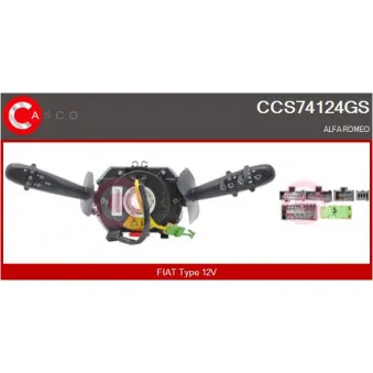 CASCO CCS74124GS - Commutateur de colonne de direction