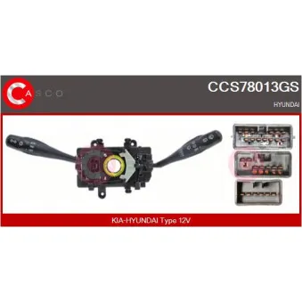 CASCO CCS78013GS - Commutateur de colonne de direction