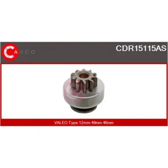 CASCO CDR15115AS - Pignon, démarreur
