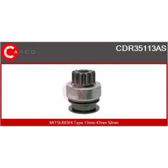 CASCO CDR35113AS - Pignon, démarreur