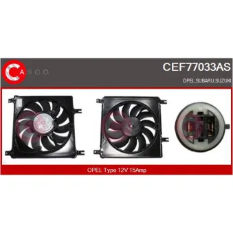 CASCO CEF77033AS - Moteur électrique, ventilateur pour radiateurs