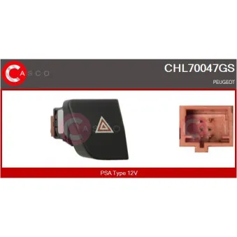 CASCO CHL70047GS - Interrupteur de signal de détresse