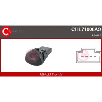 CASCO CHL71008AS - Interrupteur de signal de détresse