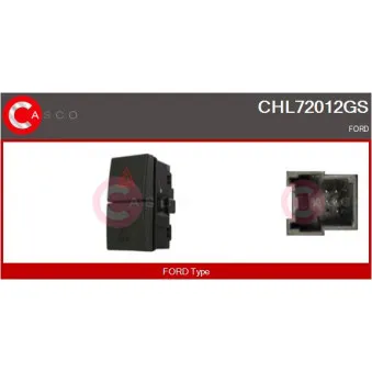 CASCO CHL72012GS - Interrupteur de signal de détresse