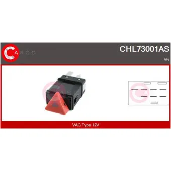 Interrupteur de signal de détresse CASCO CHL73001AS