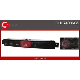 CASCO CHL74006GS - Interrupteur de signal de détresse