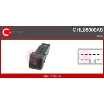 Interrupteur de signal de détresse CASCO CHL88000AS