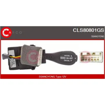 CASCO CLS80801GS - Interrupteur de commande, régulateur de vitesse