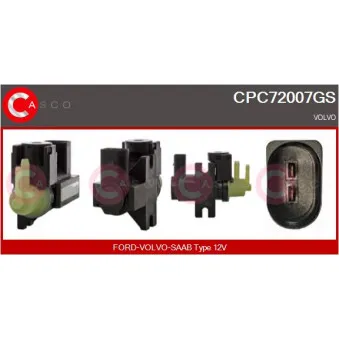 CASCO CPC72007GS - Transmetteur de pression, controle des gaz d'échappement