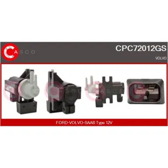 CASCO CPC72012GS - Transmetteur de pression, controle des gaz d'échappement