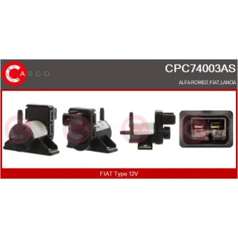 CASCO CPC74003AS - Transmetteur de pression, controle des gaz d'échappement
