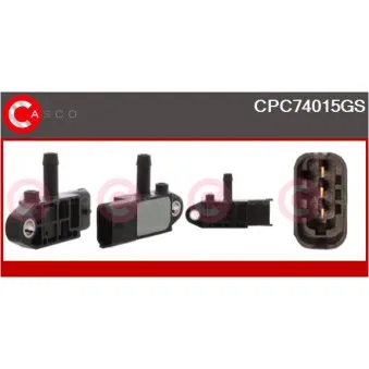 CASCO CPC74015GS - Transmetteur de pression, controle des gaz d'échappement