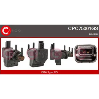 CASCO CPC75001GS - Transmetteur de pression, controle des gaz d'échappement