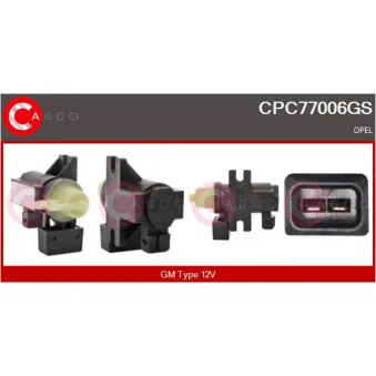 CASCO CPC77006GS - Transmetteur de pression, controle des gaz d'échappement