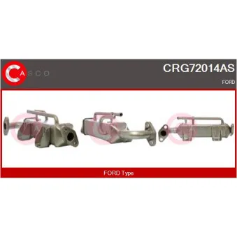 CASCO CRG72014AS - Radiateur, réaspiration des gaz d'échappement