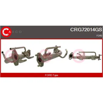 CASCO CRG72014GS - Radiateur, réaspiration des gaz d'échappement