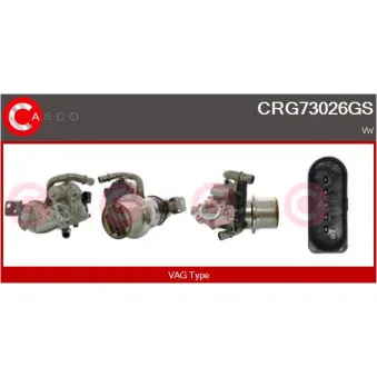 CASCO CRG73026GS - Radiateur, réaspiration des gaz d'échappement