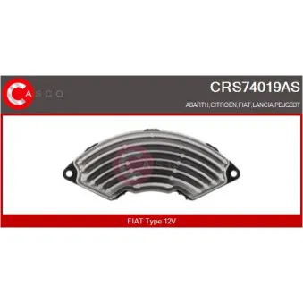 Résistance, pulseur d'air habitacle CASCO CRS74019AS