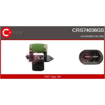 CASCO CRS74036GS - Résistance de série, moteur électrique-ventilateur du radiat