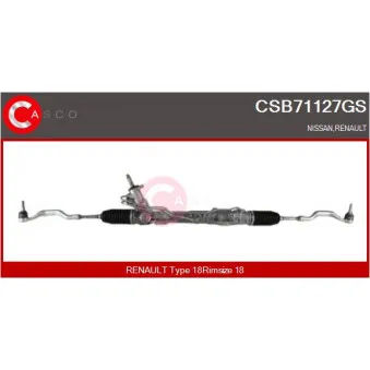 CASCO CSB71127GS - Crémaillière de direction