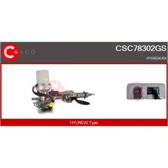 CASCO CSC78302GS - Colonne de direction