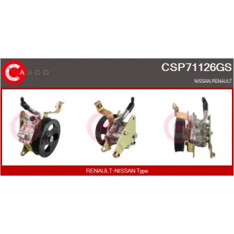Pompe hydraulique, direction CASCO [CSP71126GS]