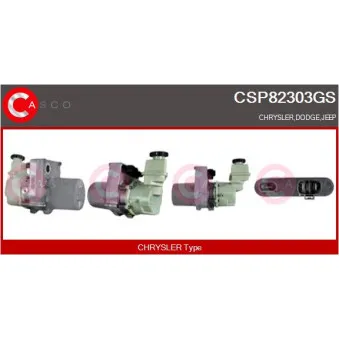 Pompe hydraulique, direction CASCO [CSP82303GS]