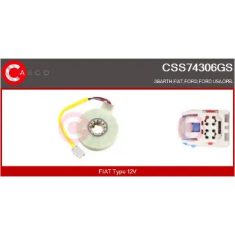 CASCO CSS74306GS - Détecteur de l'angle de braquage
