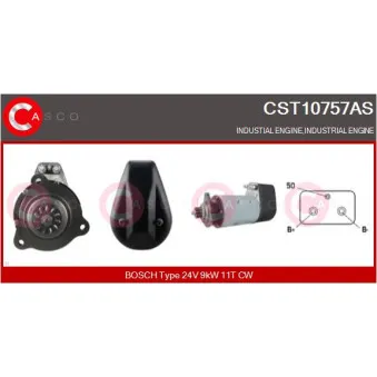 Démarreur CASCO [CST10757AS]
