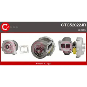 Turbocompresseur, suralimentation CASCO [CTC52022JR]