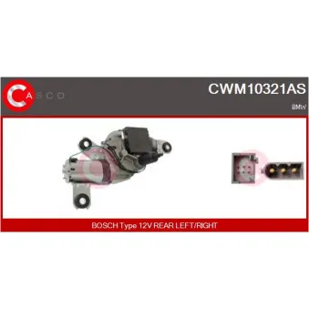 Moteur d'essuie-glace CASCO CWM10321AS