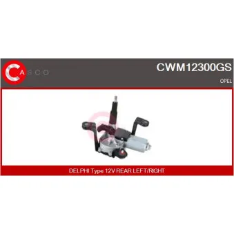 CASCO CWM12300GS - Moteur d'essuie-glace