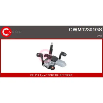 CASCO CWM12301GS - Moteur d'essuie-glace