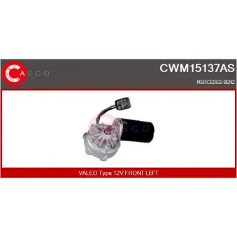 Moteur d'essuie-glace CASCO CWM15137AS pour FORD PUMA D 2.0 - 75cv