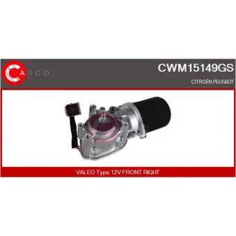 CASCO CWM15149GS - Moteur d'essuie-glace